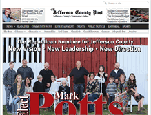 Tablet Screenshot of jeffersoncountypost.com